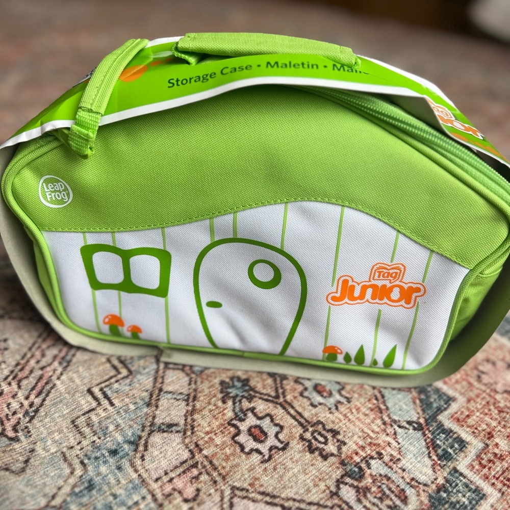 LeapFrog Tag Junior Green Kids Storage Case NEW